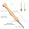 Punch Needle, Wooden Punch Needle Tool, Adjustable Embroidery Punch Needle Tool for Punch Needle, DIY Craft Stitching